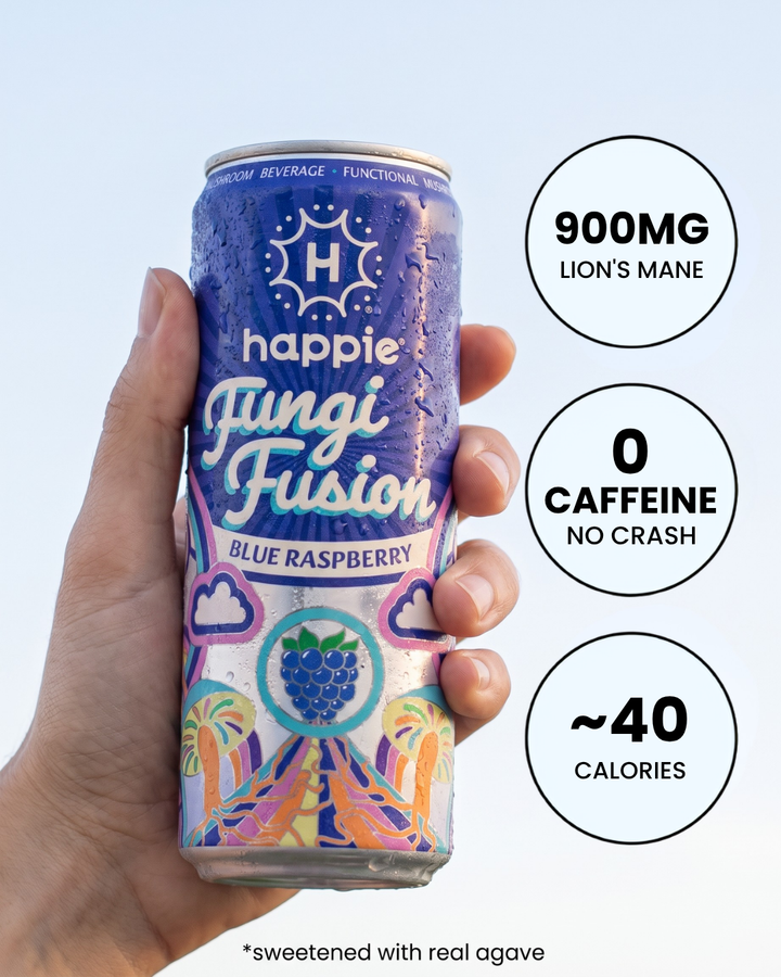 Blue Raspberry Functional Mushroom Drink - 6-Pack