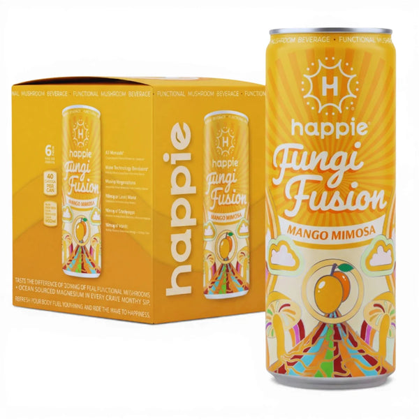 Mango Mimosa Fungi-Powered Seltzer