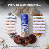 Blue Razzberry Fungi-Powered Seltzer