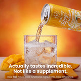 Mango Mimosa Fungi-Powered Seltzer
