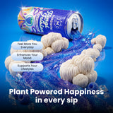 Blue Razzberry Fungi-Powered Seltzer