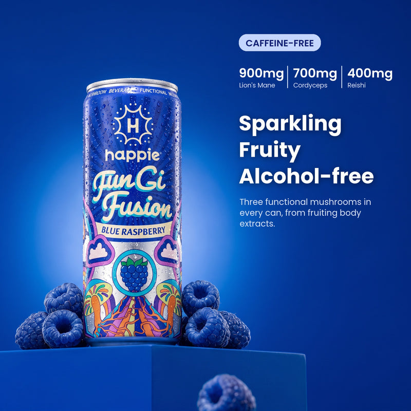 Happie Fungi Fusion Blue Raspberry
