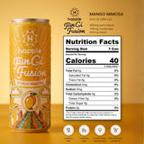 Happie Fungi Fusion Mango Mimosa nutrition facts, 12 fl oz can